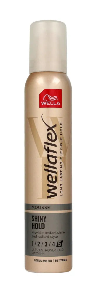 WELLAFLEX Shine & Hold Hair Mousse No. 5 200 ml - Kosmetika