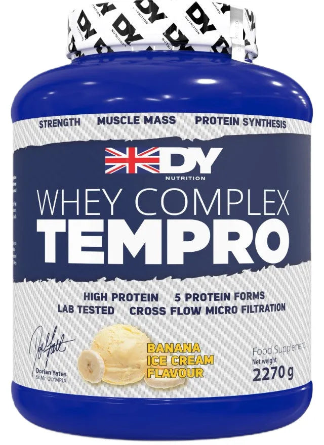 Whey Complex Tempro Banana Ice Cream - 2270g - Dorian Yates - Sporto papildai
