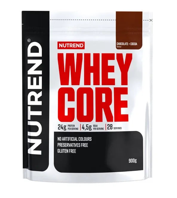Whey Core Chocolate + Cocoa - 900g - Nutrend - Sporto papildai