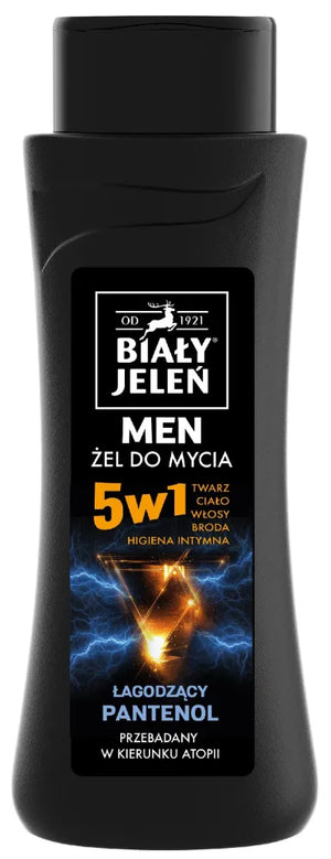 WHITE JELEIN Men Body Wash Gel 5in1 - for 300 ml - Kosmetika