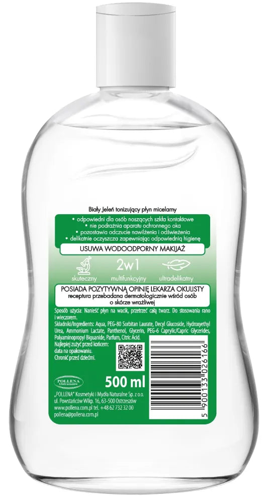 WHITE JELEIN Tonic Micellar Lotion 500 ml - Kosmetika