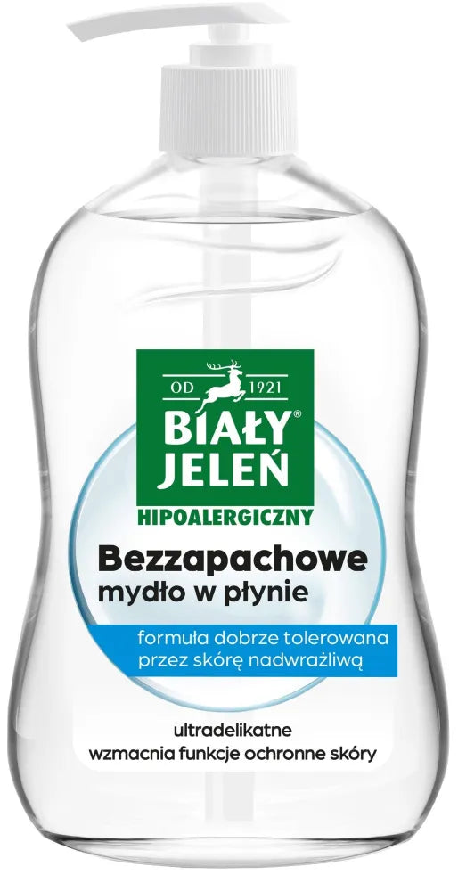 WHITE JELEIN unscented hypoallergenic liquid soap 500 ml - Higiena
