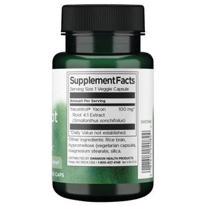 Yacon Root Extract - Verpstino šaknų ekstraktas - N90 - Swanson - Papildai