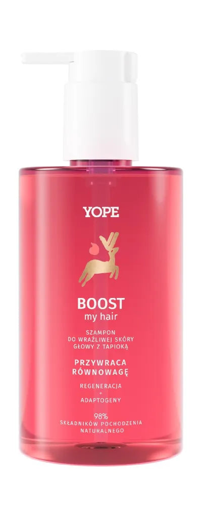 YOPE BOOST šampūnas jautriai galvos odai 300 ml - Kosmetika