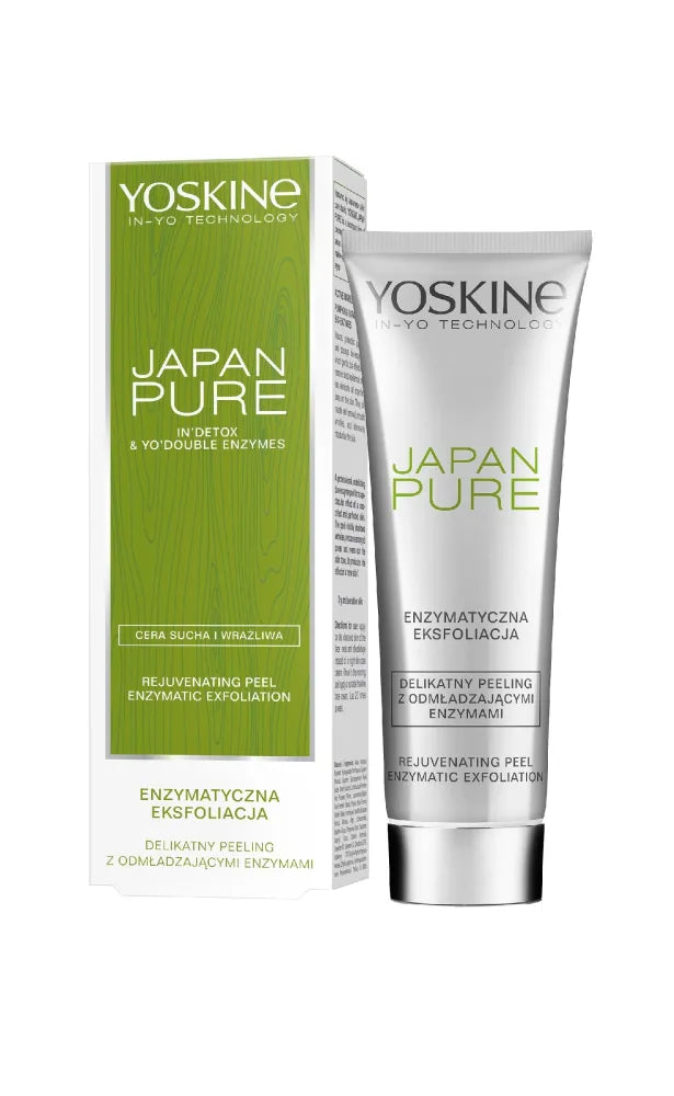 Yoskine Pure Peeling veidui Enzimatinis šveitimas sausai ir jautriai odai 75ml - Kosmetika