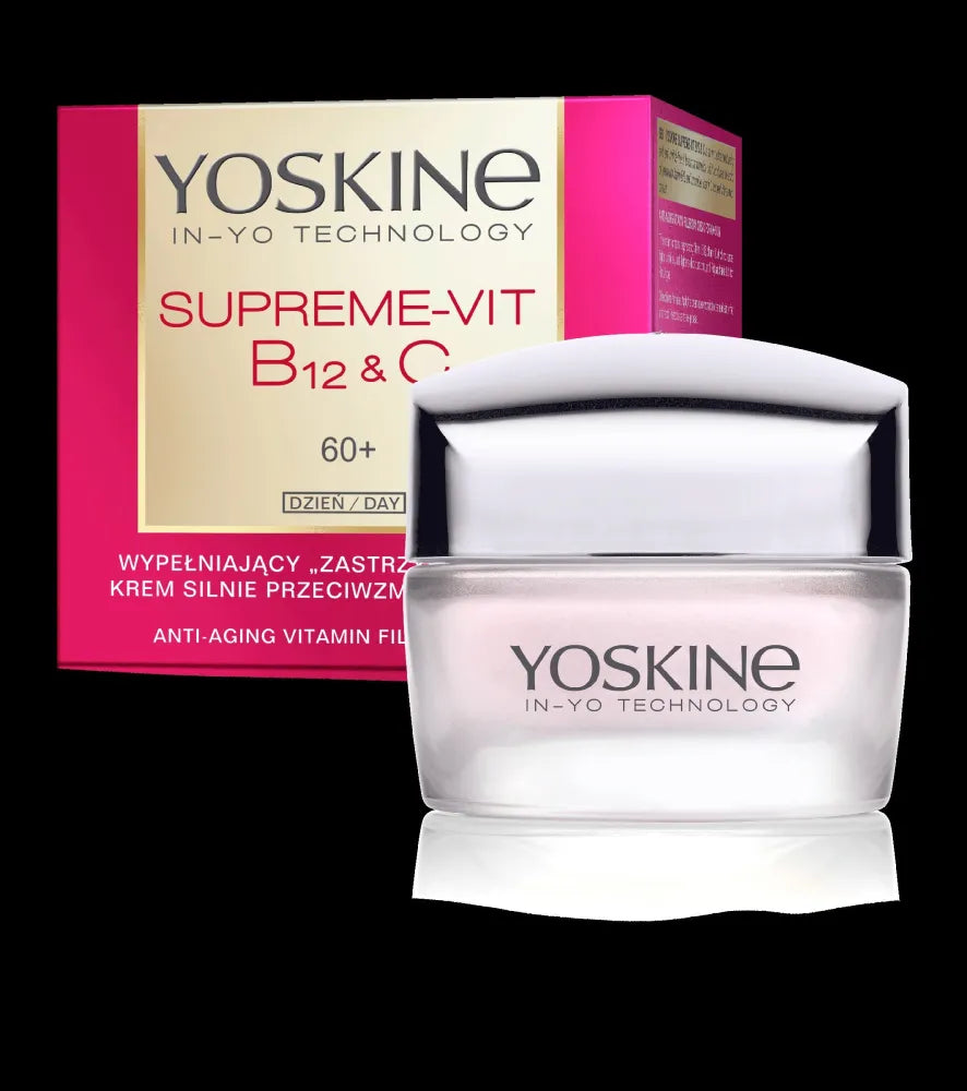 YOSKINE Supreme Vit B12 & C Filling Cream stipriai anti-wrinkle 60+ dienai 50ml - Kosmetika