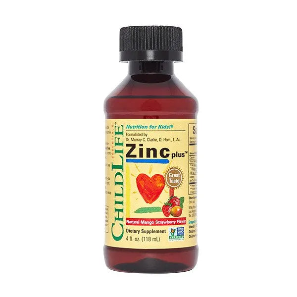 Zinc Plus Natural Mango Strawberry - 118 ml - ChildLife - Papildai