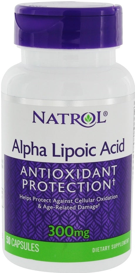 Alpha Lipoic Acid, 300mg - 50 caps - Natrol - Vaistine1.lt - WestPharmacy.eu