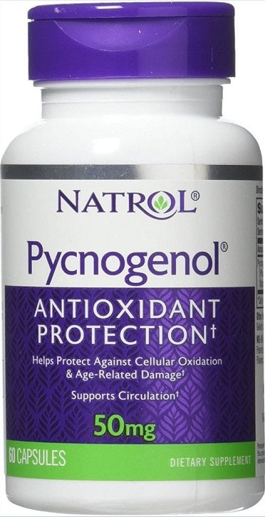 Pycnogenol, 50mg - 60 caps - Natrol - Vaistine1.lt - WestPharmacy.eu