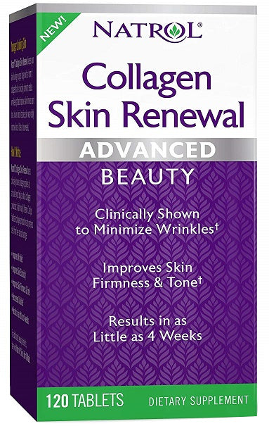Collagen Skin Renewal - 120 tabs - Natrol - Vaistine1.lt - WestPharmacy.eu