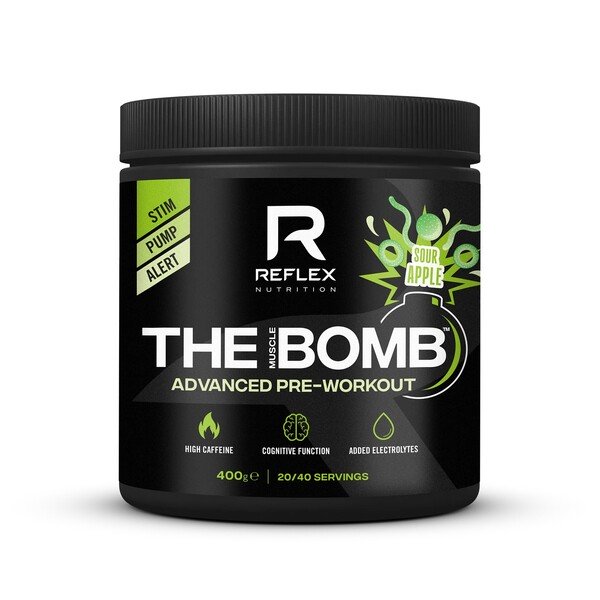 The Muscle Bomb, Sour Apple - 400g - Reflex Nutrition