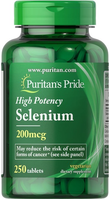 Selenium, 200mcg - 250 tablets - Puritan's Pride - Vaistine1.lt - WestPharmacy.eu