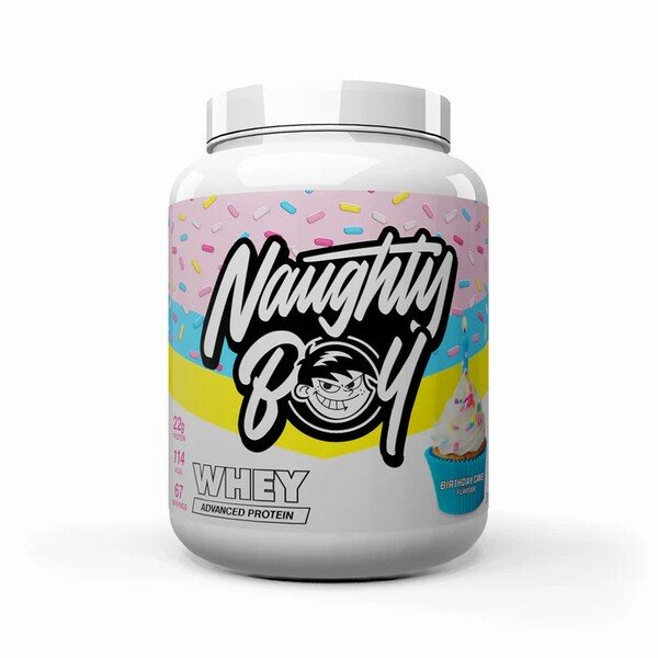 Advanced Whey, Birthday Cake - 2010g - Naughty Boy