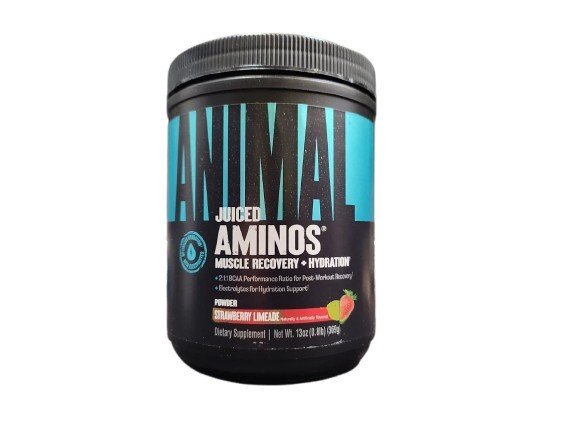 Animal Juiced Aminos, Strawberry Limeade - 369g - Animal