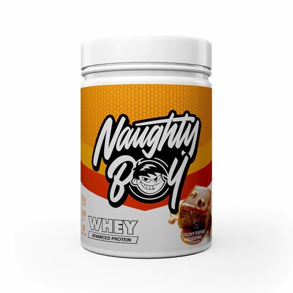 Advanced Whey, Sticky Toffee Pudding - 900g - Naughty Boy