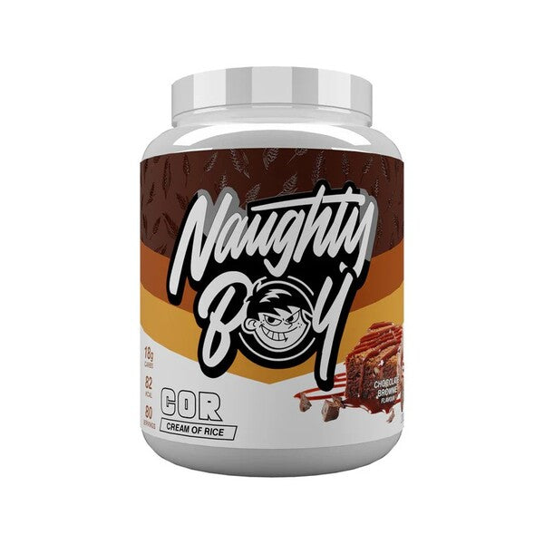 Cream of Rice, Chocolate Brownie - 2000g - Naughty Boy