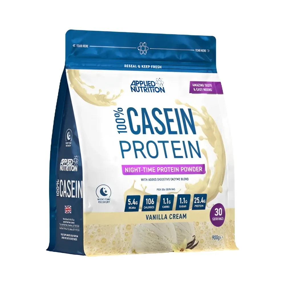 100% Casein Protein Vanilla Cream - 900g - Applied Nutrition - Sporto papildai