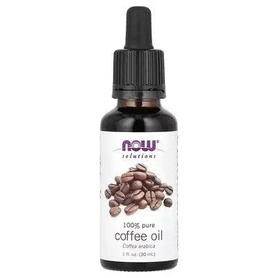 100% Pure Coffee Oil - 30 ml - NOW Foods - Papildai