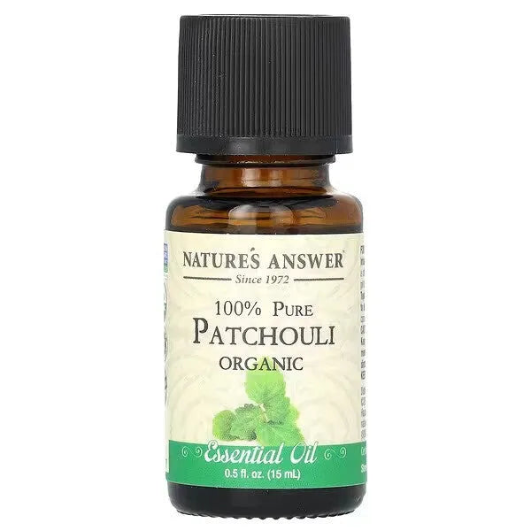 100% Pure Patchouli Essential Oil - 15 ml - Nature’s Answer - Papildai