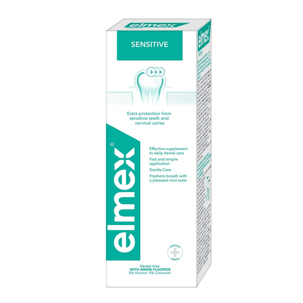 Elmex Mouthwash Sensitive Plus 400ml | Vaistine1.lt | WestPharmacy.eu