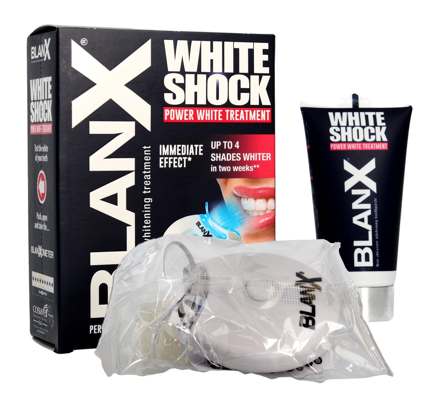 BLANX WHITE SHOCK Intensive System 50ml+led& | Vaistine1.lt