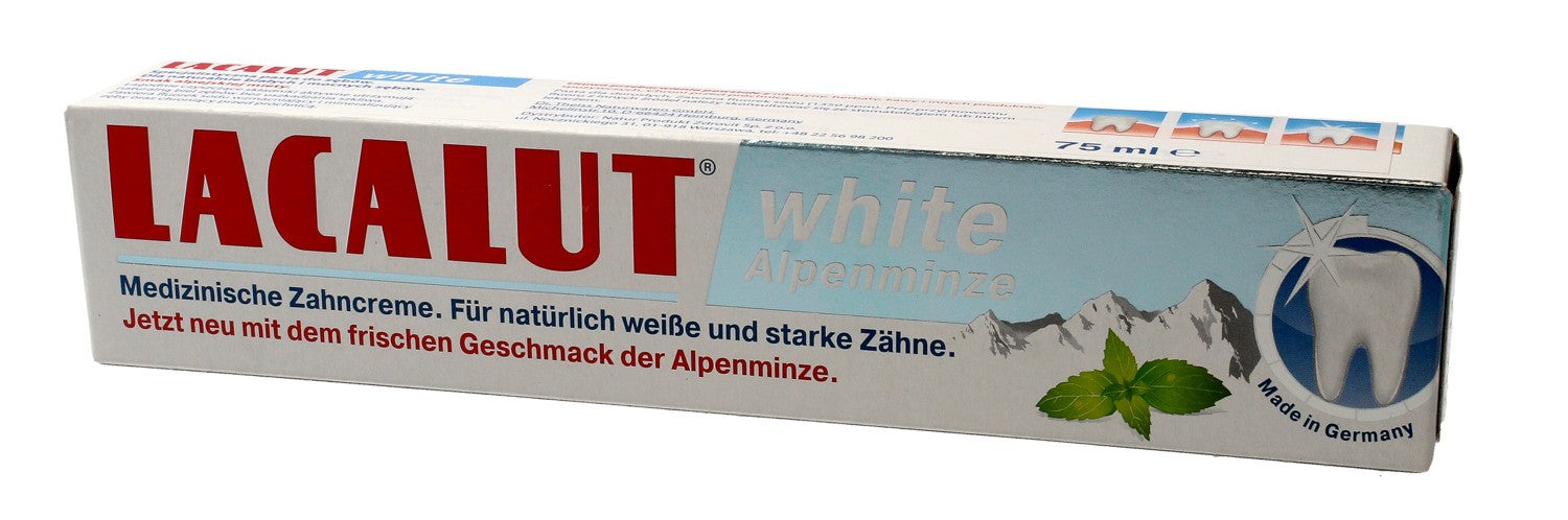 Lacalut Toothpaste White Alpine Mint 75ml | Vaistine1.lt