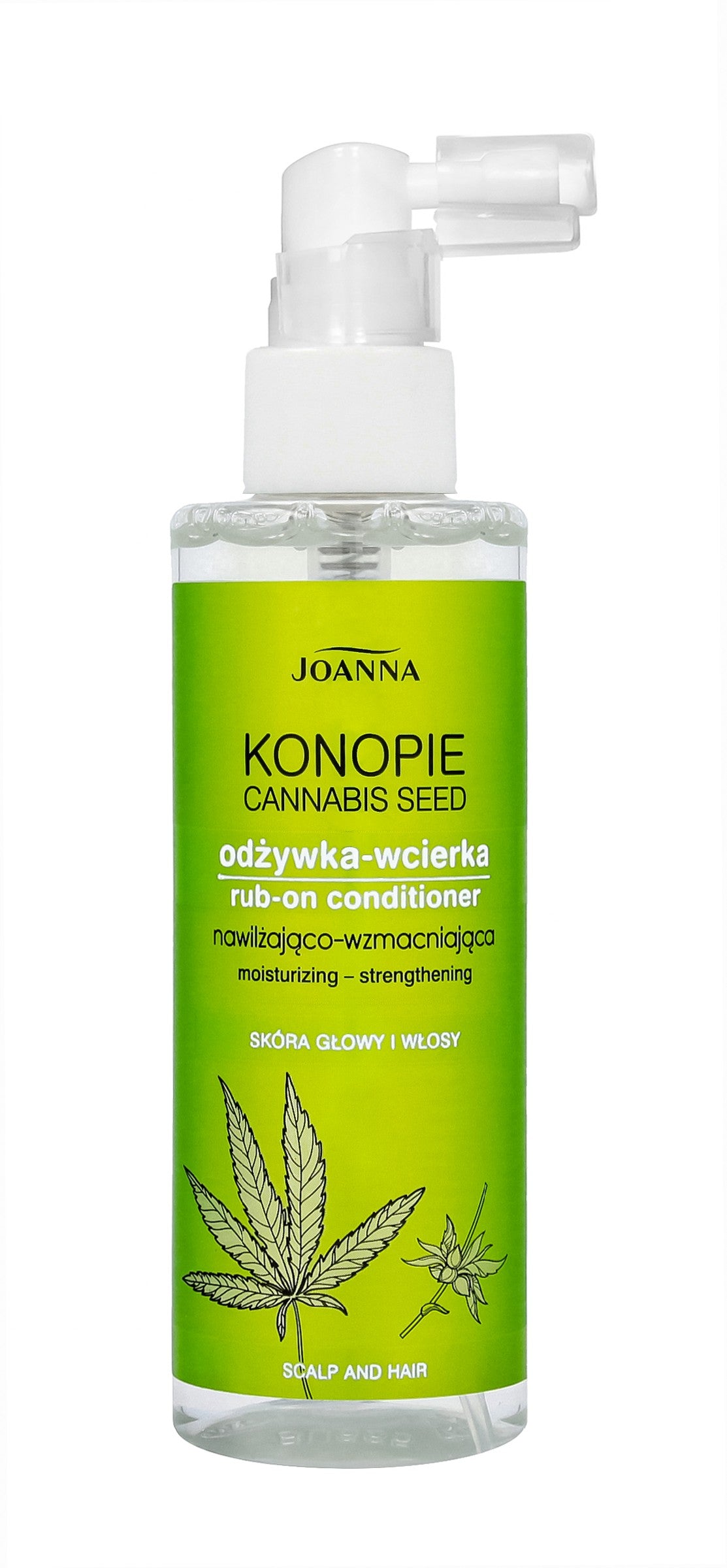 Joanna Konopie Moisturizing-Strengthening Hair Lotion for Delicate Hair 100ml | Vaistine1.lt