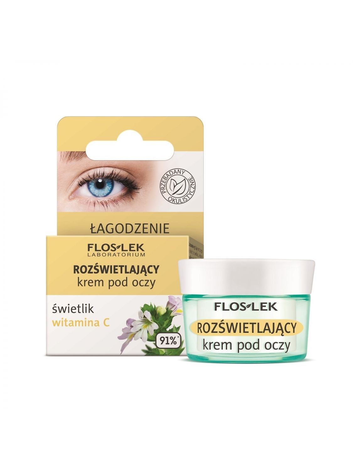 Floslek Illuminating Eye Cream Eyebright-Vitamin C 15ml | Vaistine1.lt