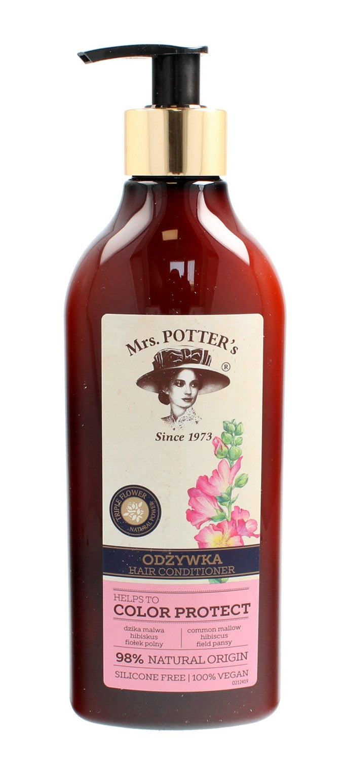 Mrs Potters Triple Flower Color Protect Conditioner for Colored Hair 390ml | Vaistine1.lt