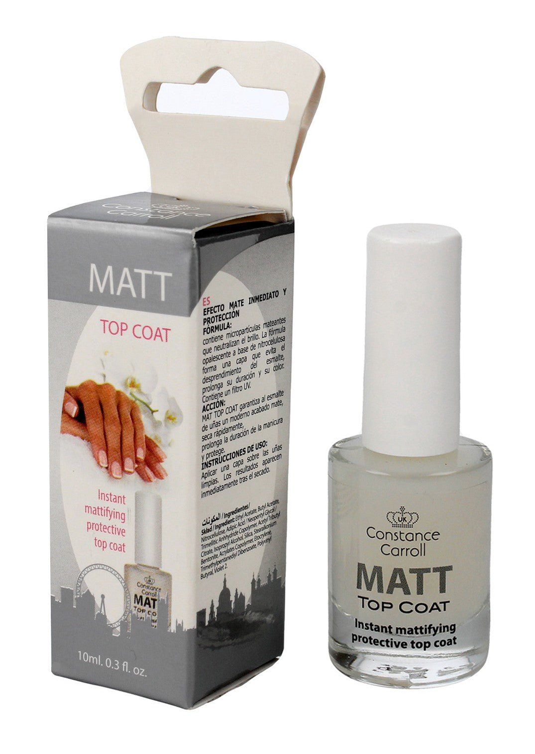 Constance Carroll Matt Top Coat 10ml | Vaistine1.lt