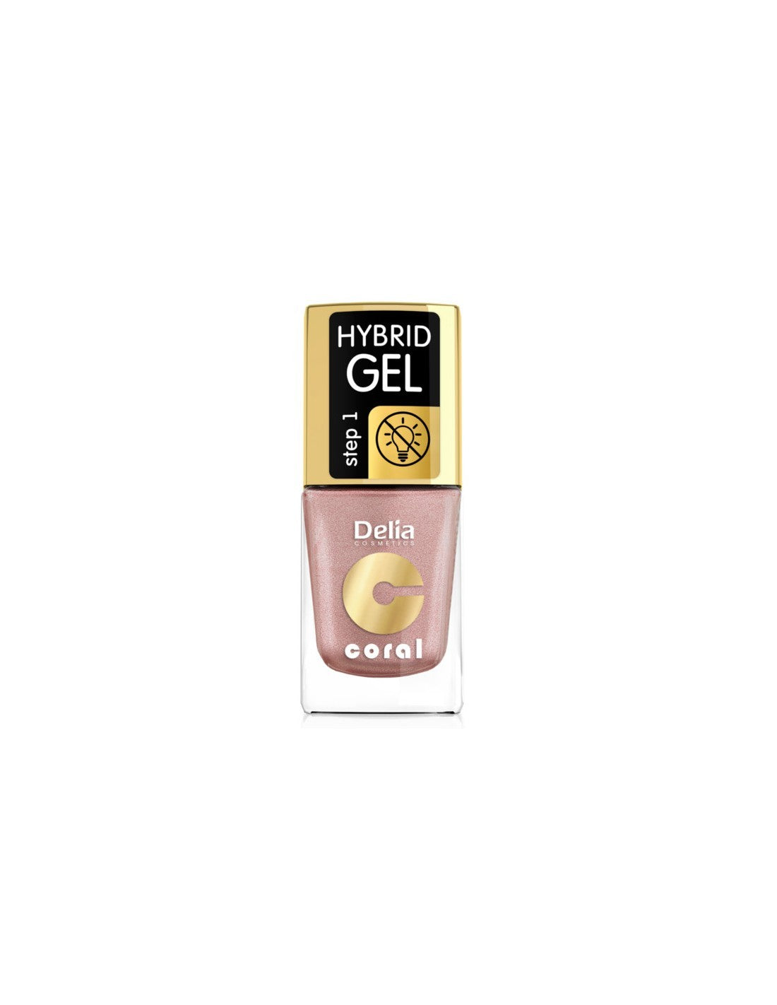 Delia Cosmetics Coral Hybrid Gel Nail Polish No. 42 Nude 11ml | Vaistine1.lt