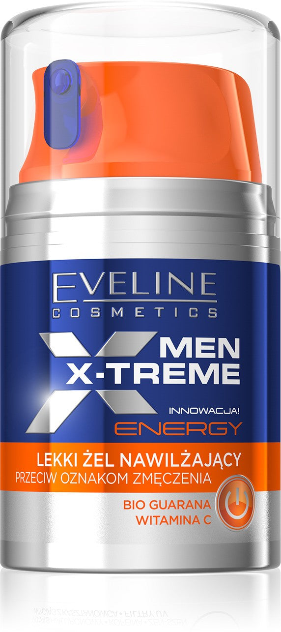 Eveline Men X-Treme Energy Light Moisturizing Gel prieš | Vaistine1.lt