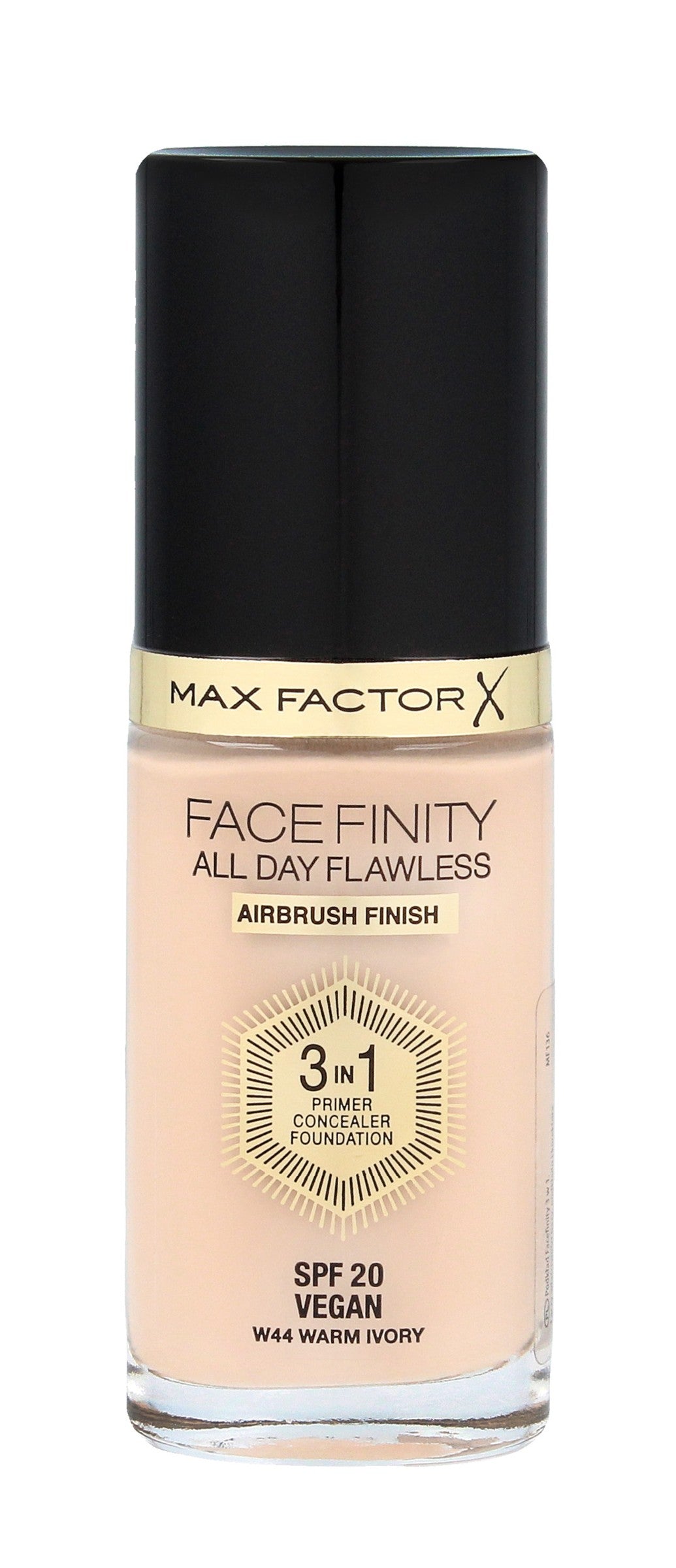 MAX FACTOR FACEFINITY 3-in-1 Foundation No. 44 Warm Ivory  30ml | Vaistine1.lt | WestPharmacy.eu