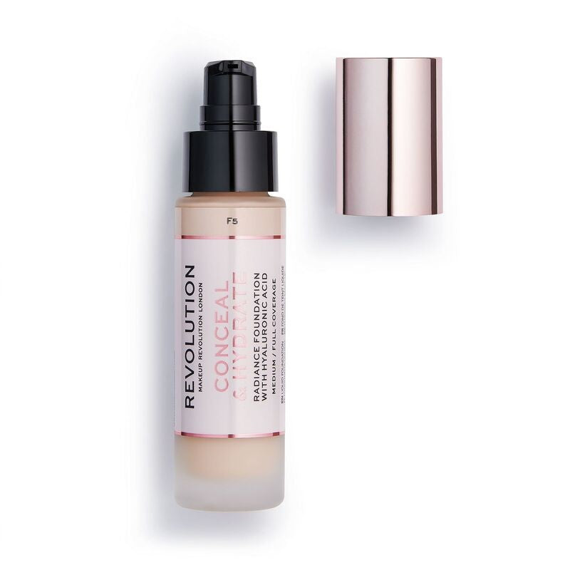 Makeup Revolution Conceal & Hydrate Foundation Moisturizing Foundation No. F5 23ml | Vaistine1.lt