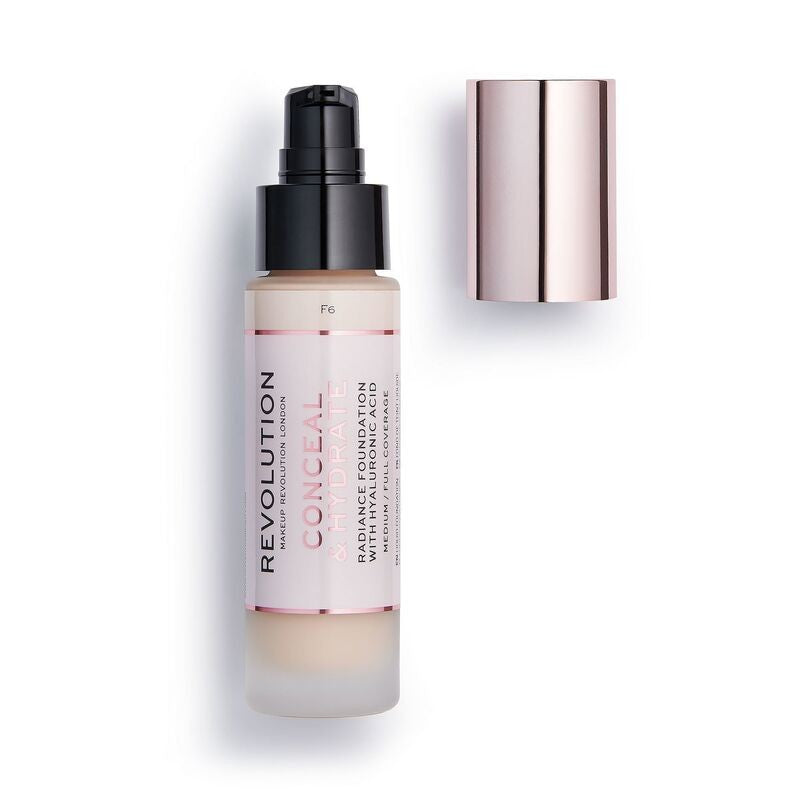 Makeup Revolution Conceal & Hydrate Foundation Moisturizing Foundation No. F6 23ml | Vaistine1.lt