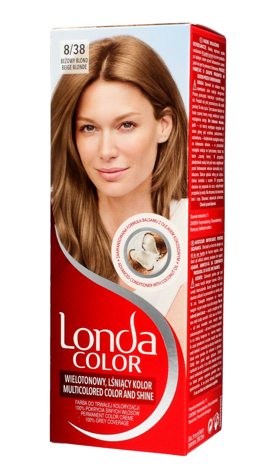 Londacolor Cream Hair Dye No. 8/38 Beige Blonde 1op. | Vaistine1.lt