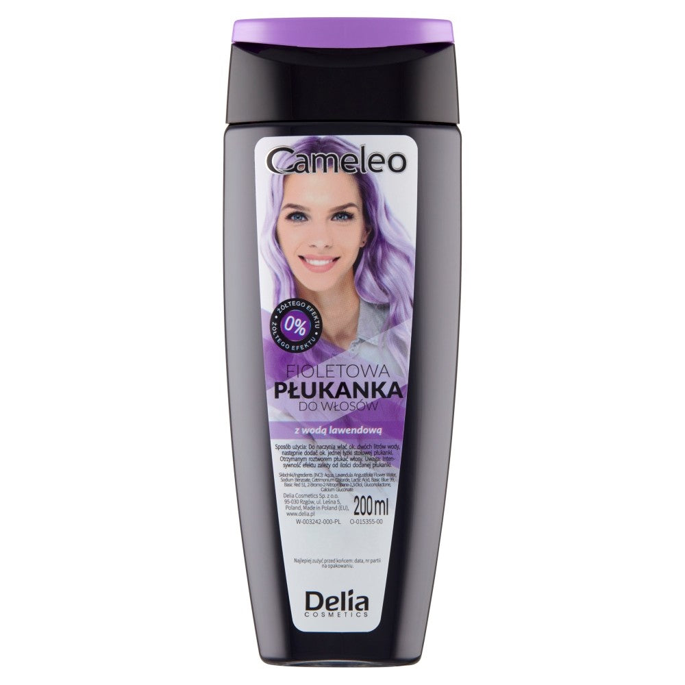 Delia Cosmetics Cameleo Purple Hair Rinse with Lavender Water 200ml | Vaistine1.lt