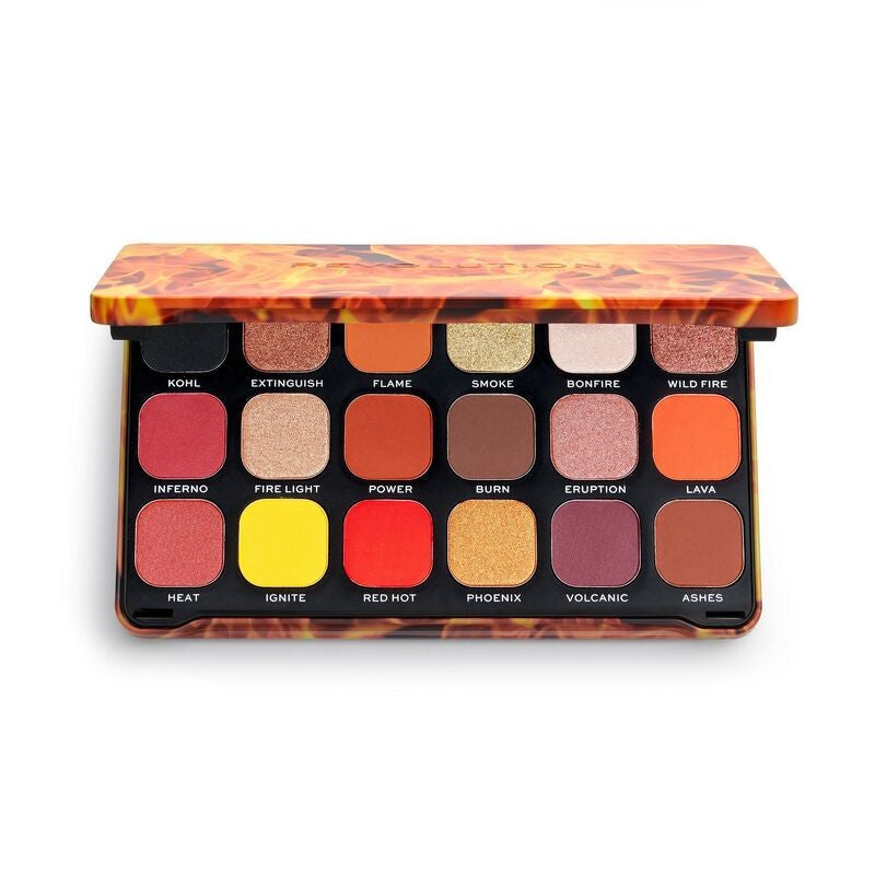 Makeup Revolution Forever Flawless Fire Eyeshadow Palette 1pc | Vaistine1.lt