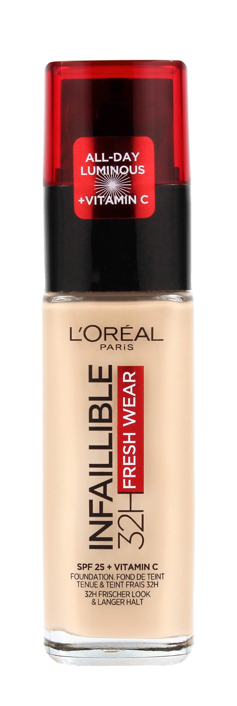 Loreal Infallible 24H Fresh Wear Foundation No. 125 Natural Rose 30ml | Vaistine1.lt