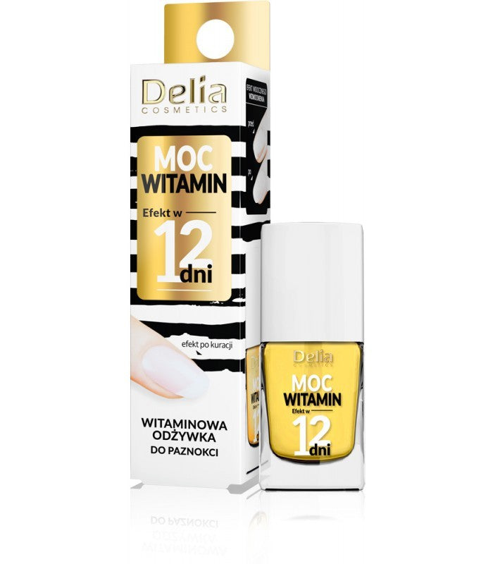 Delia Cosmetics Effect in 12 Days Nail Conditioner Power of Vitamins-vitamin 11ml | Vaistine1.lt