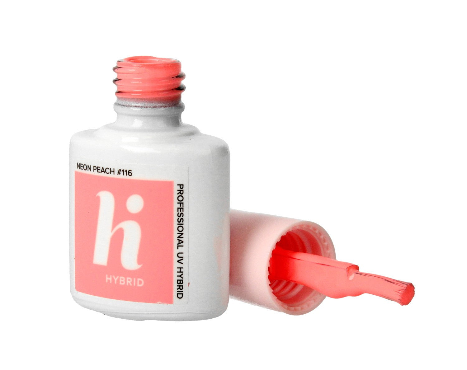 Hi Hybrid Hybrid Lacquer Pop #116 Neon Peach 5ml | Vaistine1.lt