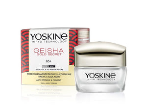 Yoskine Geisha Gold Secret 65+ Anti-wrinkle firming cream for day and night 50ml | Vaistine1.lt