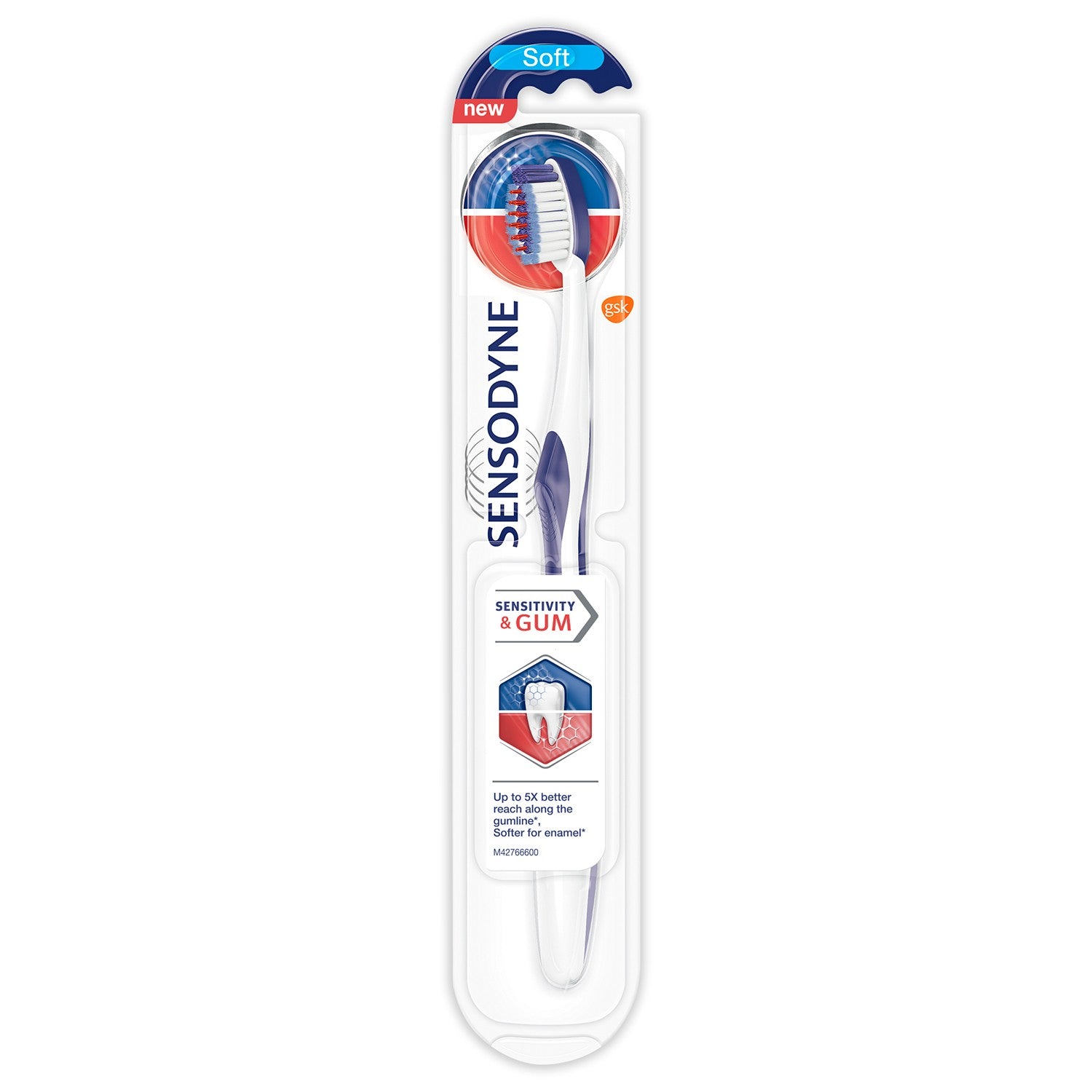 GSK Sensodyne Toothbrush Sensitivity & Gum soft 1pc | Vaistine1.lt