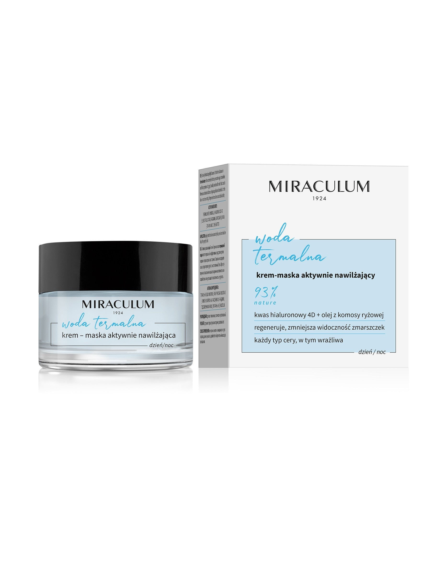 Miraculum Thermal Water Cream-Mask actively moisturizing for day and night 50ml | Vaistine1.lt