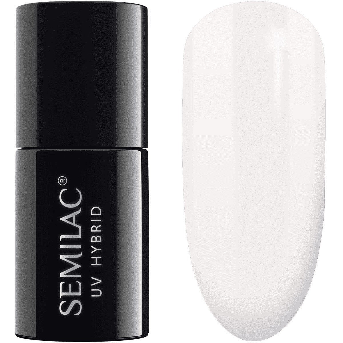 SEMILAC Hybrid Nail Polish 001 Strong White - 7 ml | Vaistine1.lt