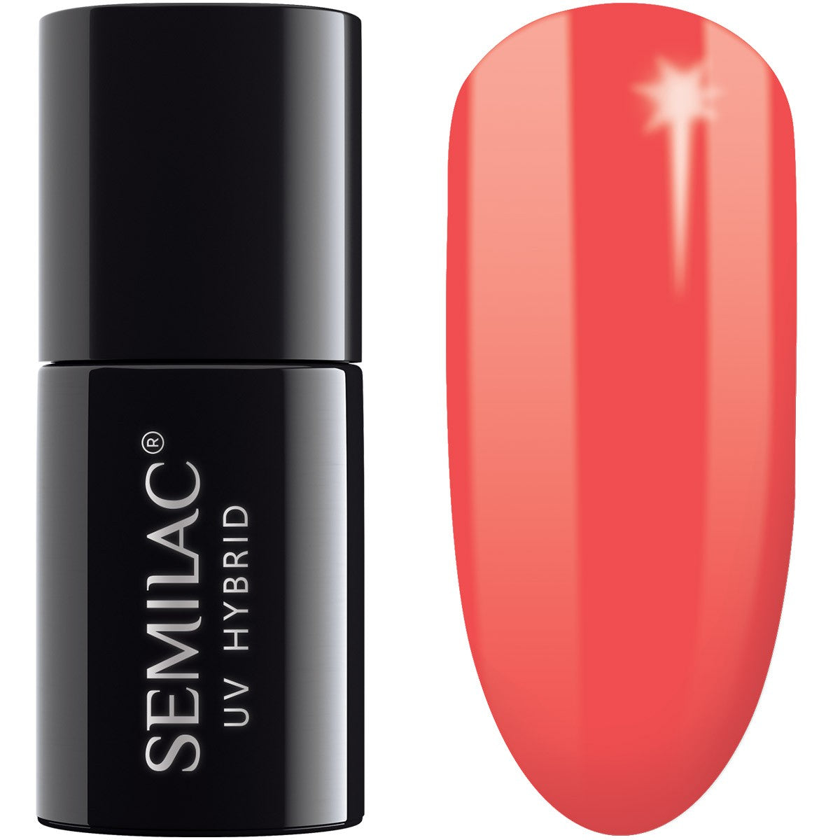 SEMILAC Hybrid Lacquer 006 Classic Coral - 7 ml | Vaistine1.lt