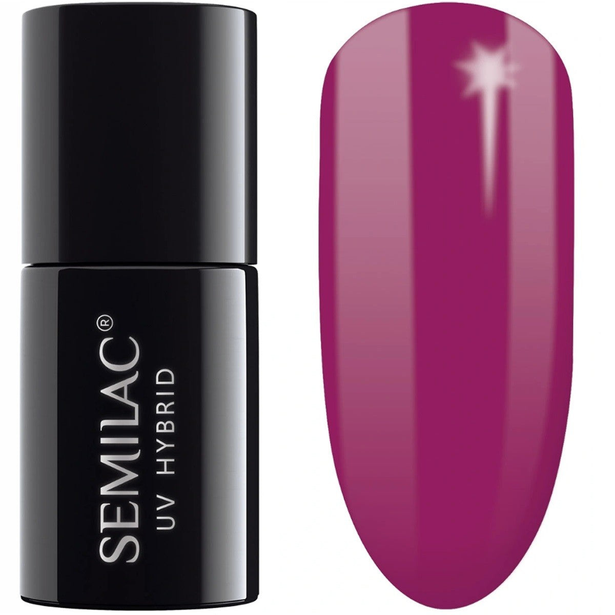 SEMILAC Hybrid Lacquer 011 Purple Diamond - 7 ml | Vaistine1.lt