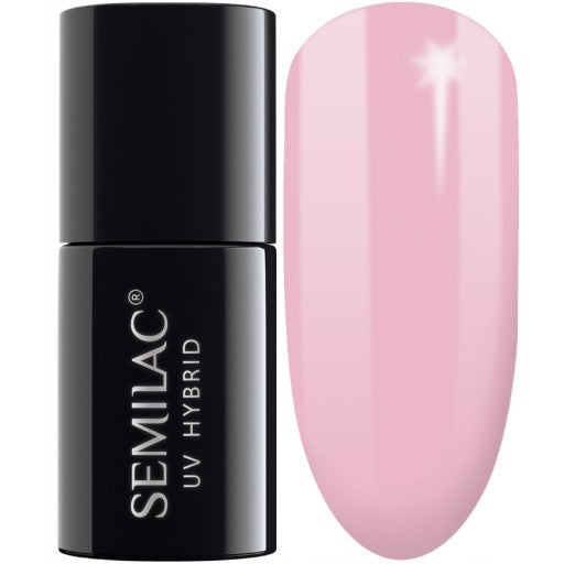 SEMILAC Hybrid Lacquer 047 Pink Peach Milk - 7 ml | Vaistine1.lt