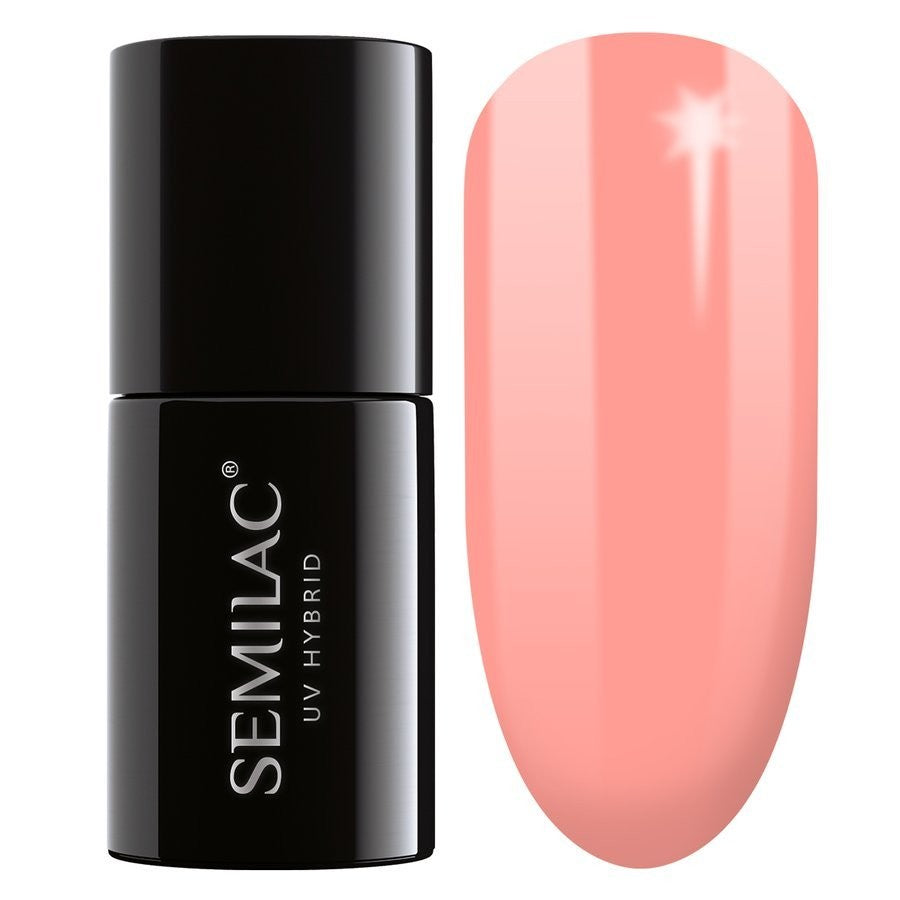 SEMILAC Hybrid Lacquer 055 Peach Milk - 7 ml | Vaistine1.lt