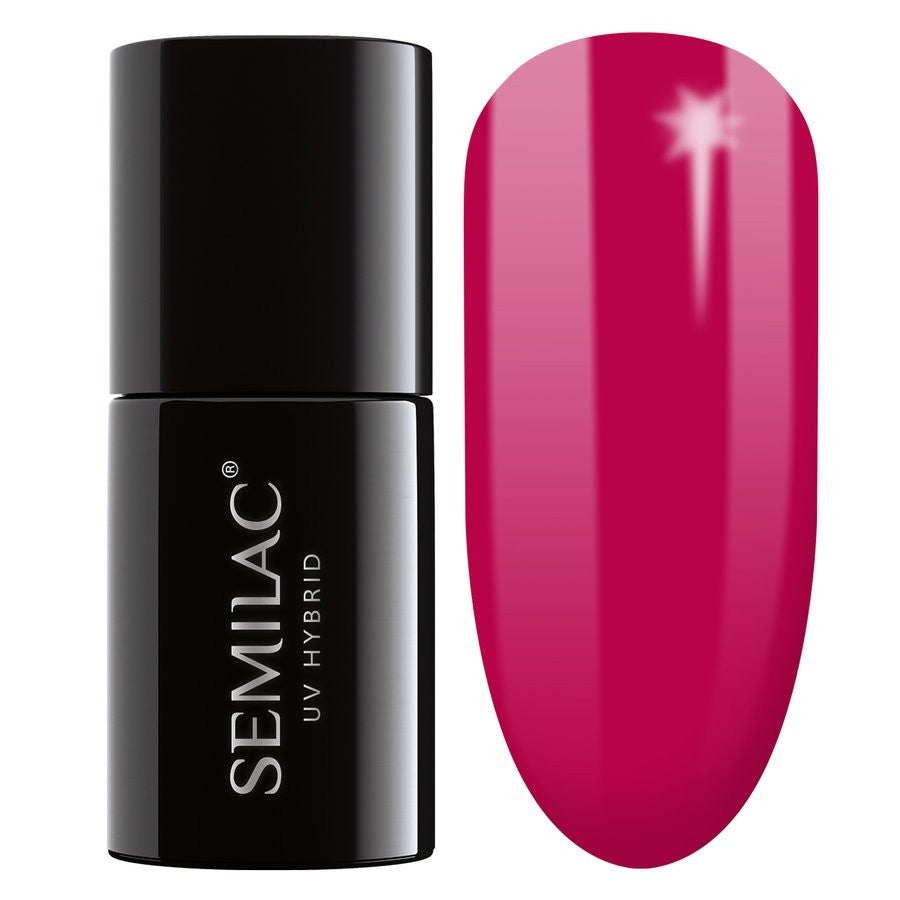 SEMILAC Hybrid Nail Polish 103 Elegant Raspberry - 7 ml | Vaistine1.lt